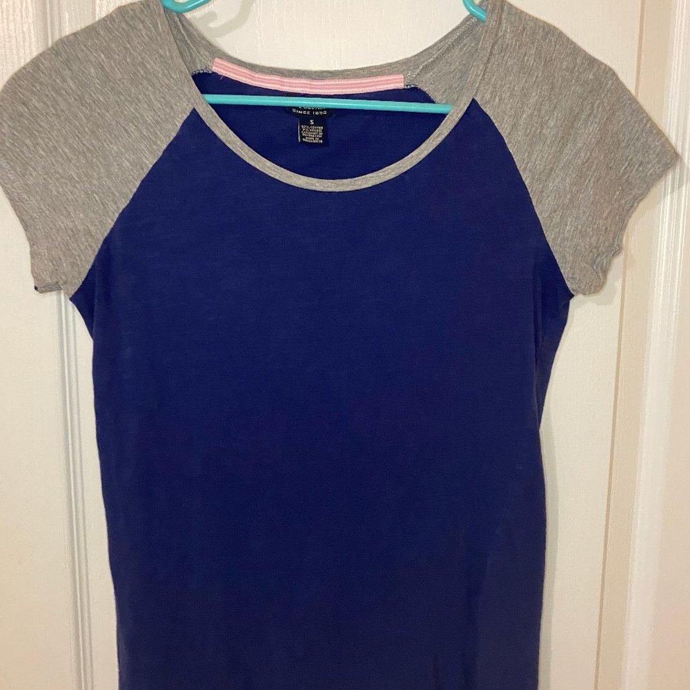 Small Blue and Grey Polo Tee